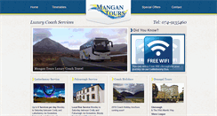 Desktop Screenshot of mangantours.ie